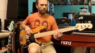 Rock The Casbah  The Clash Topper Headon bass cover [upl. by Anaid840]