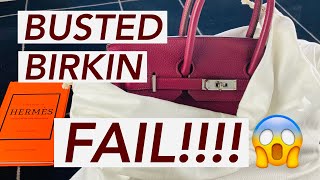 What is a busted Birkin 5 things to look for  BIRKIN 35 REVIEW [upl. by Tortosa]