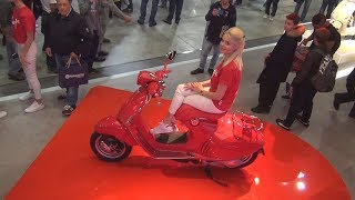 Piaggio Vespa 946 Red 125 2017 Exterior and Interior [upl. by Ardnazil]