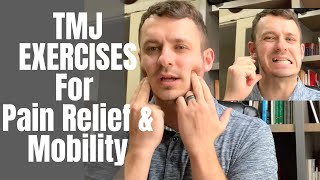 TMJ  Exercises Stretches amp Movement  For Pain Relief amp Mobility [upl. by Juditha]