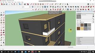 SketchUP bangla Tutorial for Beginners Part14  complete project [upl. by Harlie15]