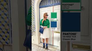 How to Wear Color  Green Color Combinations fashionshorts colorblocking howtostyle [upl. by Yvan]