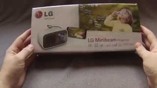 LG PH300 unboxing  DLP projector [upl. by Yaker]