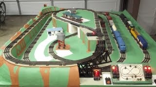 1950s Lionel O Gauge Train Layout Restoration Project and Operation 2013 [upl. by Hyacinthe]