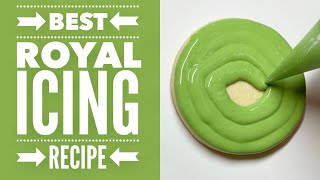 How to make the BEST tasting royal icing with meringue powder stepbystep recipe instructions [upl. by Vedis]