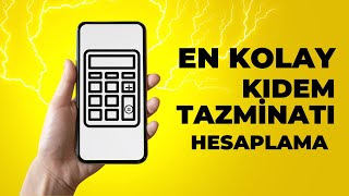 Kıdem Tazminatı Hesaplama Formülü Örnek Kıdem Tazminatı Hesabı 2024 [upl. by Jacob]