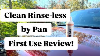 RinseLess Wash from Clean by Pan the Organizer First Use Review [upl. by Anaitit695]