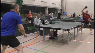 Vadym Krevs v Richard Hutchinson  O40 Mens Singles Group  VETTS Eastern 2024 [upl. by Ihcas553]