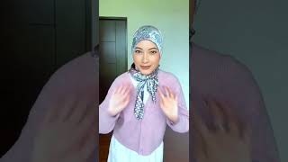 CARA BERHIJAB MODEL HIJAB SEGIEMPAT PALING MUDAH hijabstyle [upl. by Willis]