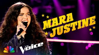 The Best Performances from Season 24 Finalist Mara Justine  The Voice  NBC [upl. by Martin237]