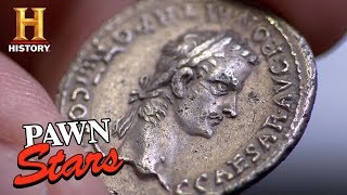 Pawn Stars Caligula Coin Comes out of Storage  History [upl. by Alegre]