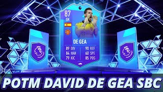 FIFA 22 DAVID DE GEA SBC CHEAPEST SOLUTION  NO LOYALTY [upl. by Inavihs215]