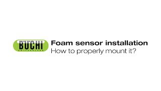 How to mount the foam sensor correctly [upl. by Ynatsed]