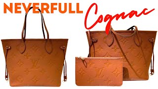 LOUIS VUITTON NEVERFULL MM COGNAC FALL COLLECTION 2024 [upl. by Aihsoem]