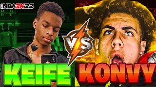 Konvy amp SheLovesShifty Vs Keife amp YoBossx 1000 Wager NBA 2K22 [upl. by Aluino105]