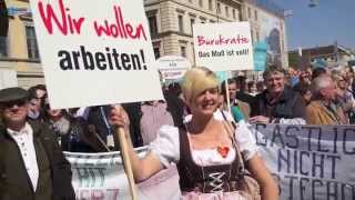 DEHOGA Demo der Hoteliers amp Gastronomen gegen Bürokratismus und Dokumentationswahn [upl. by Felisha440]