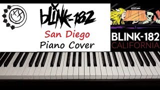 Blink 182  quot San Diego quot Piano Cover [upl. by Jozef]