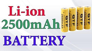 37V 14500 2500mAh Liion Rechargeable Battery FAKE ФУФЛО [upl. by Votaw]