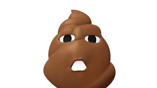 Poop Emoji talking and making funny sounds [upl. by Irbmac]