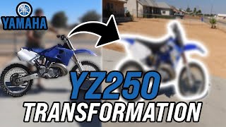 Easy And Cheap YZ250 Transformation [upl. by Gilman457]