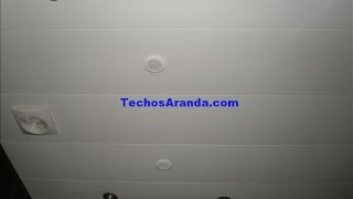 Techos tensados en Elche  TECHOSARANDACOM [upl. by Enilrad]