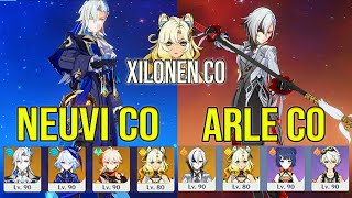 F2P Xilonen  Neuvillette C0 Prototype amp Arle C0 White Tassel Spiral Abyss Floor 12 Genshin Impact [upl. by Perron]