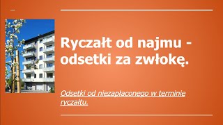 Jak zapłacić odsetki od nieterminowej płatności ryczałtu za najem lokali mieszkalnych [upl. by Sparkie]