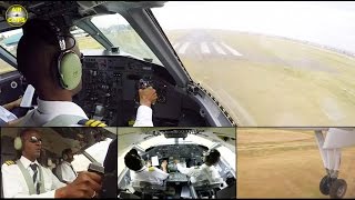 ALS Dash 8 ULTIMATE COCKPIT MOVIE 22 Refugee flight KakumaWilson AirClips full flight series [upl. by Adnirod787]