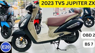 2023 Latest TVS Jupiter ZX E20 OBD 2 BS7  Top Model  2023 TVS Jupiter ZX E20 OBD 2 Detailed Review [upl. by Waite]