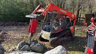 Iron Rhino 750 Class Jackhammer for Skid Steer [upl. by Assiron889]