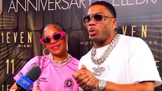 Nelly amp Ashanti Appearance at Elleven Miami Show Nelly Explain EVERYTHING in The Interview at Miami [upl. by Egerton]