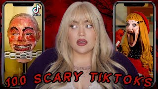 100 SCARIEST TikToks of 2023 The Scary Side of TikTok  LoeyLane [upl. by Carpet]