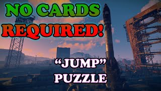 Rust  Launch Site Jump Puzzle Tutorial  No Keycards Required [upl. by Nylhtak922]