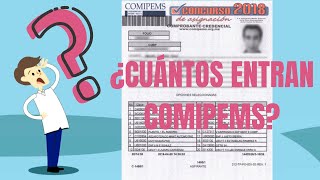 CUANTOS ENTRAN COMIPEMS 2017 [upl. by Ycinuq]