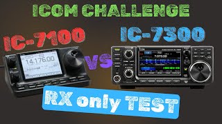 ICOM IC7100 vs IC7300  Confronto in ricezione CW  SSB [upl. by Verity740]