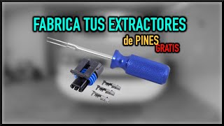 Fabrica GRATIS TU PROPIO EXTRACTOR DE PINES O TERMINALES eléctricos de coches [upl. by Lotz]