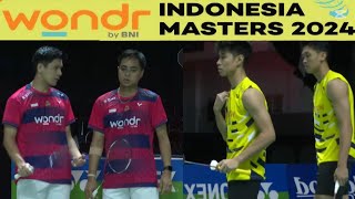 HidayatRAMBITAN INA VS MarvinoWijaya INA  Quarterfinal Indonesia Masters 2024 [upl. by Nnylatsyrk]