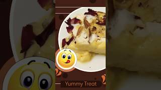 The Easiest dessert in 20 minutes  Arabian Bread Pudding  Yummy Bites shorts [upl. by Bayard485]