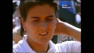 1996 French Open Semifinal Graf vs Martinez [upl. by Innavoeg]