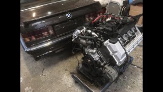 BMW E30 BBS V8 44 PROJECT BUILD [upl. by Nauqe848]