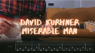 David Kushner  Miserable Man  Guitar Tutorial  Tabs [upl. by Lia]