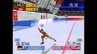 Nagano Winter Olympics ’98 PS1  Speed Skating 500m  3323s [upl. by Fuchs]