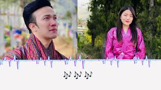 Nga yoe ba ty Tandin wangmo amp Kalden dorji Nga yoe ba ty lyricsbhutaneselyrics lyricsvideo [upl. by Fidelis]