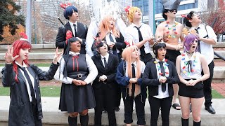 DYSFUNCTIONAL CHRISTMAS CAROLING  Chainsaw Man Cosplay Crack [upl. by Eecrad997]