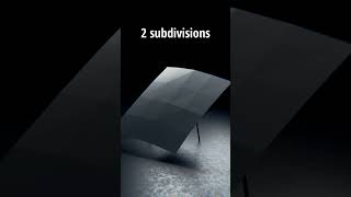 Cloth Subdivisions blender subdivision animation [upl. by Eineeuq]