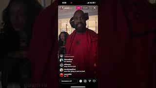 Kanye West controversial Instagram Live [upl. by Gorrian]