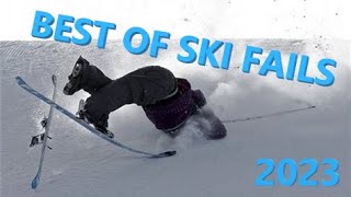 BEST SKI FAILS COMPILATION 2023 [upl. by Merlina473]