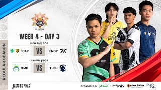 🔴 LIVE  MPL PH S14  FILIPINO  Week 4 Day 3 [upl. by Rolfe715]