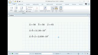 Mathcad Prime  Express Startup Tutorial [upl. by Tiloine520]