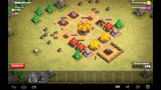 Maginot Line  Town Hall Level 1  14 Barbarians 1 Archer  Simple Clash of Clans [upl. by Ytissac]